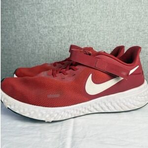 Nike‎ Revolution 5 FlyEase BQ3211-600 Red Running Gym Sneakers Shoes Men's 14